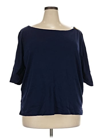 Lauren by Ralph Lauren 3/4 Sleeve T-Shirt (view 1)
