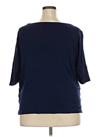 Lauren by Ralph Lauren 3/4 Sleeve T-Shirt (view 2)