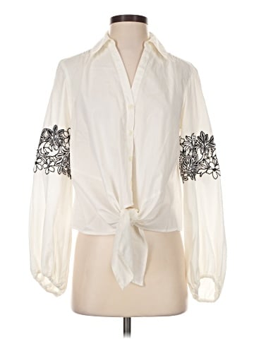 INC International Concepts Long Sleeve Blouse (view 1)