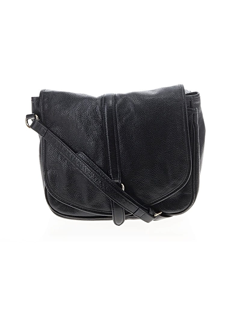 Pre-owned Zenith Leather Messenger In Black