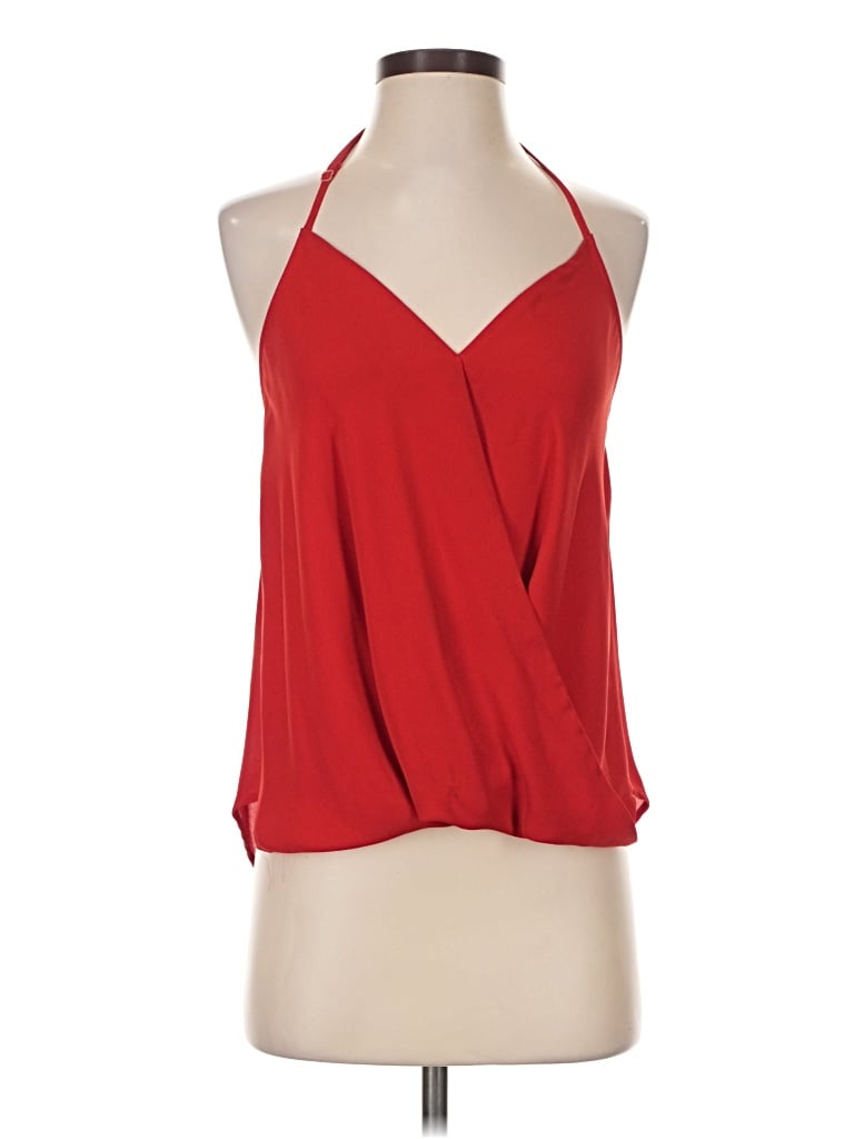Pre-owned Aqua Sleeveless Blouse In Red