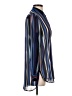 Anne Klein 100% Polyester Stripes Blue Long Sleeve Blouse Size 0 - photo 4