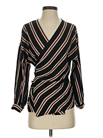 Zara Basic Long Sleeve Blouse (view 1)