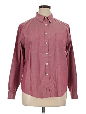 L.L.Bean Long Sleeve Button-Down Shirt (view 1)