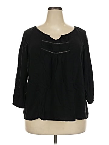 Faded Glory 3/4 Sleeve Blouse (view 1)
