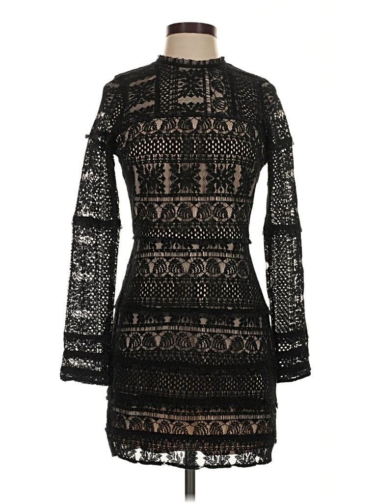 Pre-owned Parker Cocktail Dress In Black