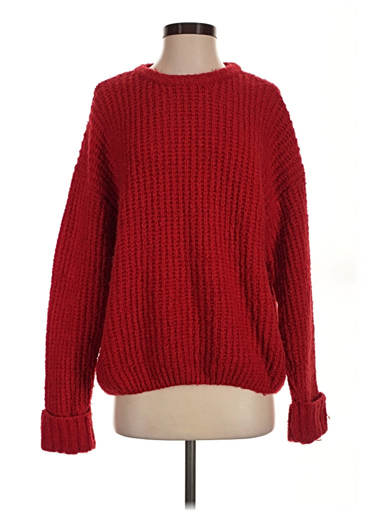 Pre-owned Wild Fable Pullover Sweater In Red