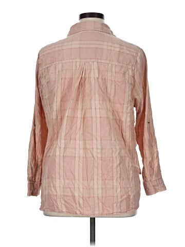 Zara Basic 3/4 Sleeve Button-Down Shirt (view 2)