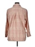 Zara Basic Pink 3/4 Sleeve Button-Down Shirt Size XL - photo 2