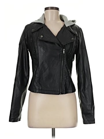 Wet Seal Faux Leather Jacket (view 1)