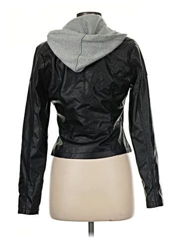 Wet Seal Faux Leather Jacket (view 2)