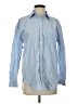 Be Cool Stripes Blue Long Sleeve Button-Down Shirt Size Sm - Med - photo 1