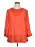 Unbranded Orange 3/4 Sleeve Blouse Size XL - photo 1