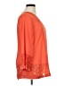 Unbranded Orange 3/4 Sleeve Blouse Size XL - photo 4