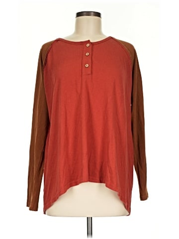 Easel Long Sleeve Henley (view 1)