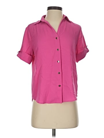 Anne Klein Short Sleeve Blouse (view 1)