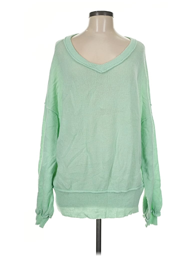 Pre-owned Umgee Pullover Sweater In Green