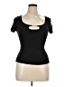Guess Black Short Sleeve Top Size XL - photo 1