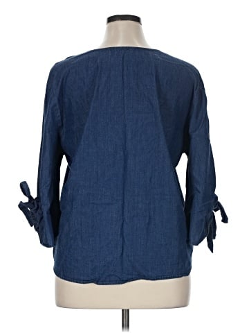 Unique Spectrum 3/4 Sleeve Blouse (view 2)