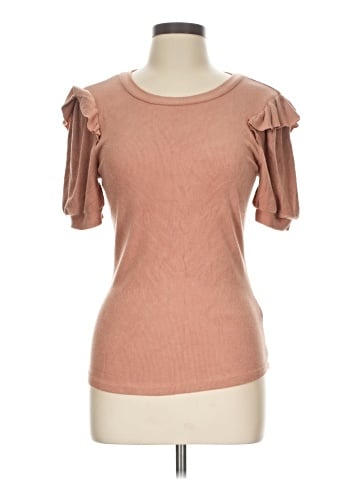 Hem & Thread Short Sleeve Top (view 1)