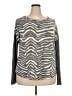 Como Vintage Animal Print Silver Pullover Sweater Size XXL - photo 1