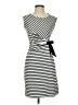 Boston Proper Stripes Black Casual Dress Size 0 - photo 1