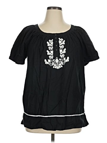 Gloria Vanderbilt Short Sleeve Blouse (view 1)