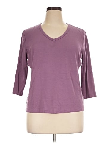 Karen Scott 3/4 Sleeve T-Shirt (view 1)