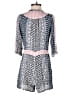 Chelsea & Violet 100% Rayon Paisley Blue Romper Size S - photo 2