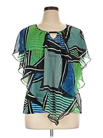 Notations Short Sleeve Blouse (view 1)