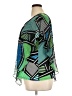Notations 100% Polyester Green Short Sleeve Blouse Size XL - photo 5