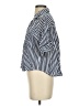 Zara Stripes Blue Short Sleeve Blouse Size XS - photo 5