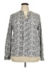 Unbranded 100% Polyester Tweed Gray Long Sleeve Blouse Size XXL - photo 1