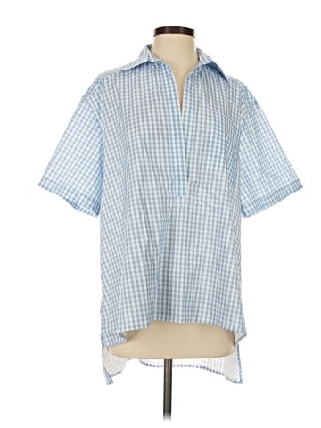 Caroline Constas Short Sleeve Button-Down Shirt (view 1)