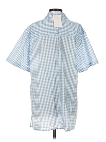 Caroline Constas Short Sleeve Button-Down Shirt (view 2)
