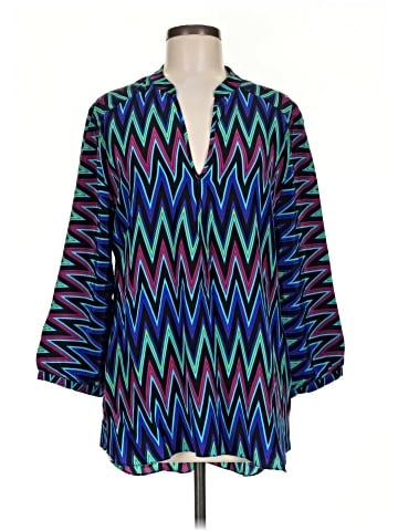 Amanda Uprichard 3/4 Sleeve Silk Top (view 1)