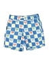 Disney Collection by Hanna Andersson 100% Polyester Checkered-gingham Blue Board Shorts Size 5 - photo 1