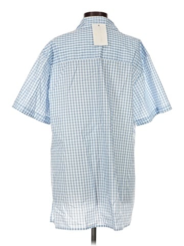 Caroline Constas Short Sleeve Button-Down Shirt (view 2)