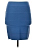 BCBGMAXAZRIA Solid Blue Formal Skirt Size S - photo 1