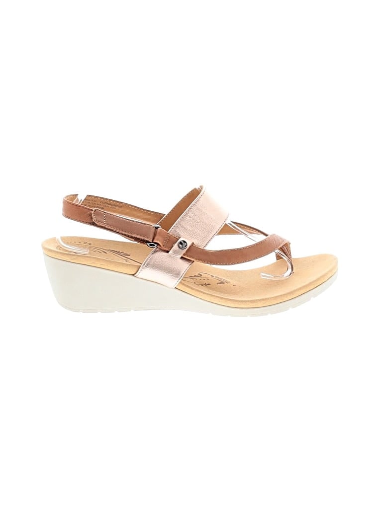 Pre-owned Revere Wedges In Tan