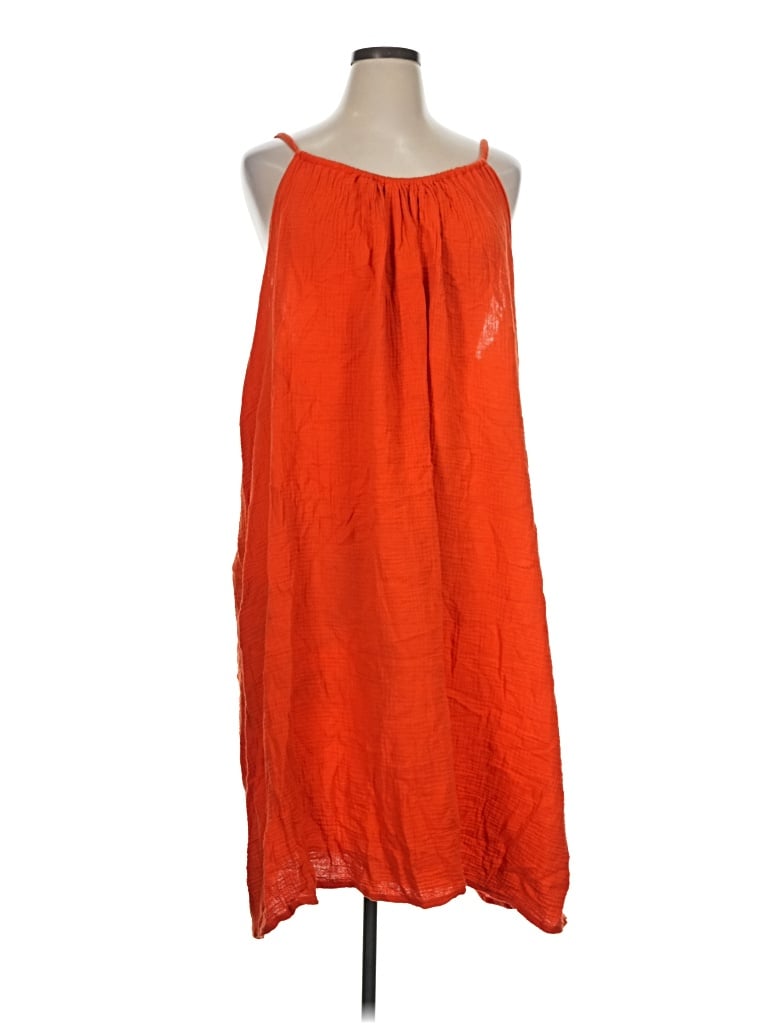 Pre-owned Kona Sol Casual Dress In Orange