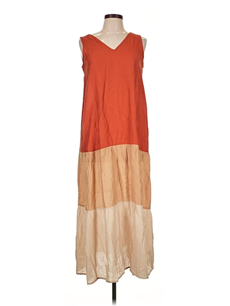 Pre-owned Yerse Casual Dress In Orange