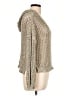 Nicole Miller Artelier 100% Polyester Metallic Tan Pullover Sweater Size L - photo 4