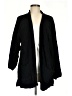 Pol 100% Polyester Black Cardigan Size M - photo 1