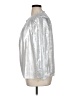 Talbots 100% Polyester Metallic Silver Long Sleeve Blouse Size 1X - photo 5