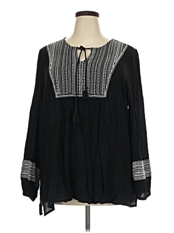 Susan Graver Long Sleeve Blouse (view 1)