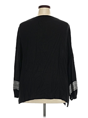 Susan Graver Long Sleeve Blouse (view 2)