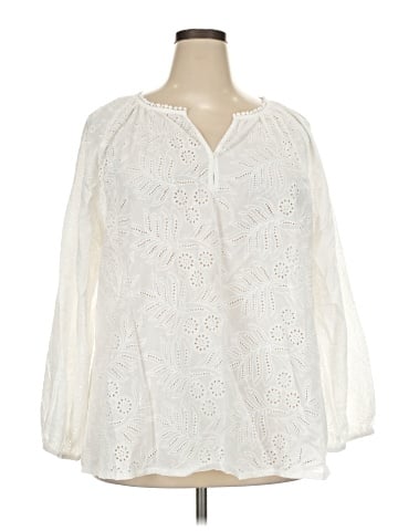 Solitaire 3/4 Sleeve Blouse (view 1)