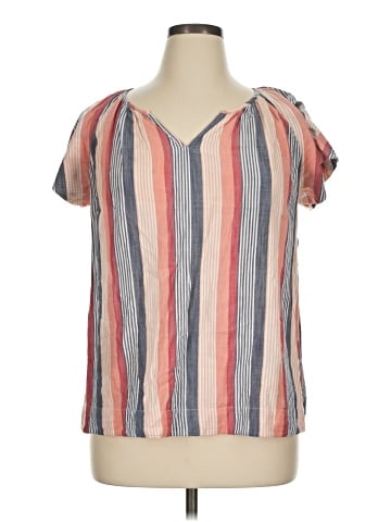 St. John's Bay Short Sleeve Blouse (view 1)