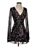 Forever 21 100% Polyester Floral Black Cocktail Dress Size S - photo 1